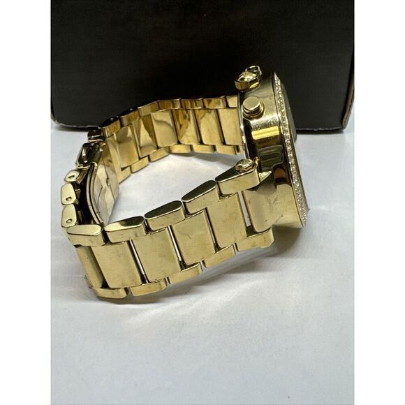 Michael Kors Parker MK5354 Women\'s Gold Stainless Steel Analog Dial Watch JNA212 main image 5